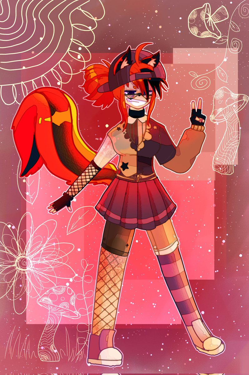 Elu386's tweet photo. Ella es Lue la ardilla :D, un personaje mío  
#dibujodigital #OC https://t.co/RGhNJOT6WL