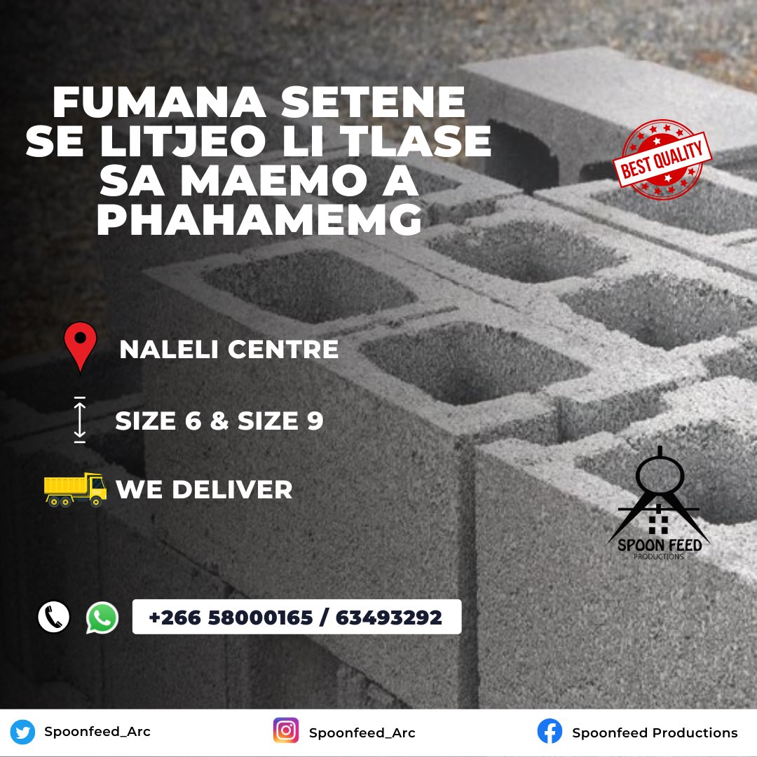 Contact us for your concrete blocks. #Lstwitter