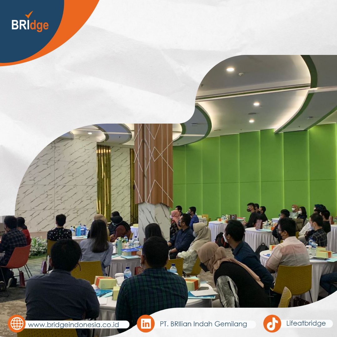 ptbridge_'s tweet photo. Pelaksanaan kegiatan ini bertempat di BRIlian Center, Bank BRI. Acara berjalan dengan lancar dan materi dapat tersampaikan dengan baik.

#onboardingprogram #bankbri #hcdbri #ptbridge #learningprovider https://t.co/bWe69pxwpK