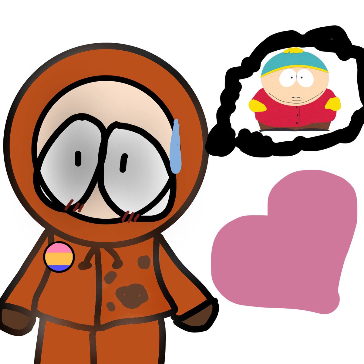 😈 hehe
#ericcartman
#KennyMcCormick 
#southpark 
#kenman
#kenmansp