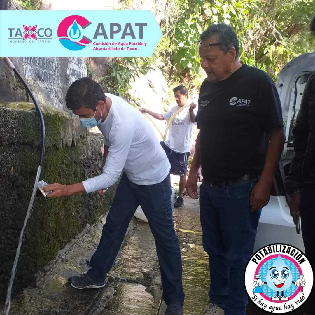 TrechoInforma's tweet photo. #Taxco | "Se realiza recorrido junto al personal de Jurisdicción Sanitaria zona Norte y alumnos de la Politécnica en Ingeniería en Tecnología Ambiental a fin de realizar estudios físico químico a fin de descartar el contenido de plaguicidas...": #CAPAT 2021-2024.
#CadaGotaCuenta https://t.co/wT4G7ZDBft