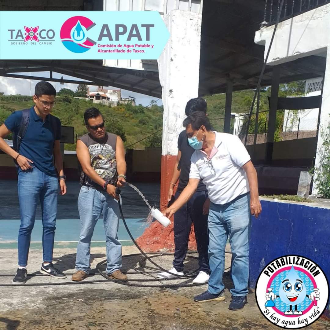 TrechoInforma's tweet photo. #Taxco | "Se realiza recorrido junto al personal de Jurisdicción Sanitaria zona Norte y alumnos de la Politécnica en Ingeniería en Tecnología Ambiental a fin de realizar estudios físico químico a fin de descartar el contenido de plaguicidas...": #CAPAT 2021-2024.
#CadaGotaCuenta https://t.co/wT4G7ZDBft