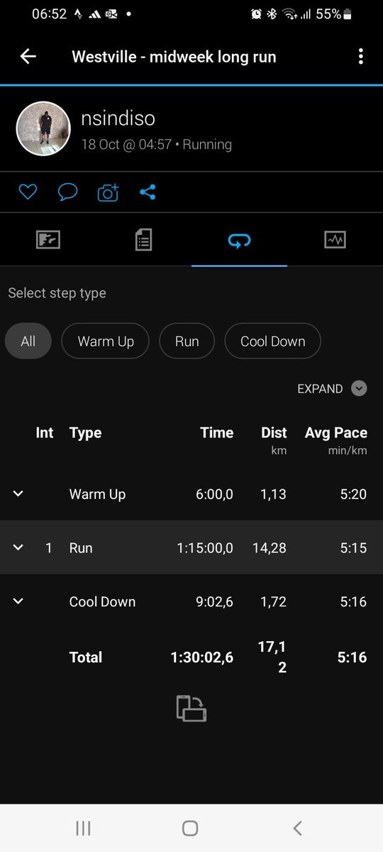 nsindiso12's tweet photo. Week 5 Long run
#RunningWithTumiSole
#FetchYourBody22
#TrapnLos
#IPaintedMyRun
Asiyeni https://t.co/uW2JKaKG6m