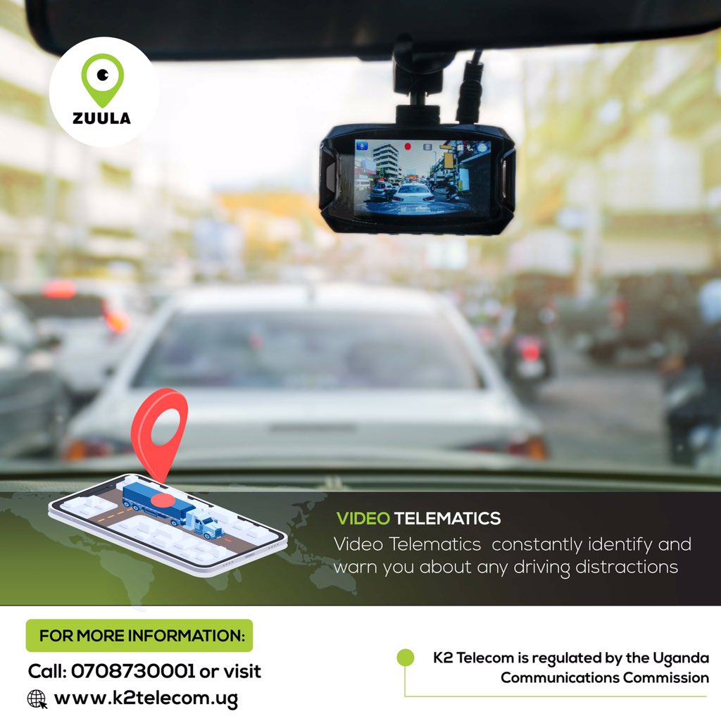 K2telecomug's tweet photo. Smartphone texting and WhatsApp is the most alarming and prevailing distraction when driving. Video Telematics Detect and alert when the driver is distracted on the road.
Contact us on 0708730001 for Video Telematics.
#StayConnected #VideoTelematics #Zuula #GettingYouCloser https://t.co/ifYcy7ZMts