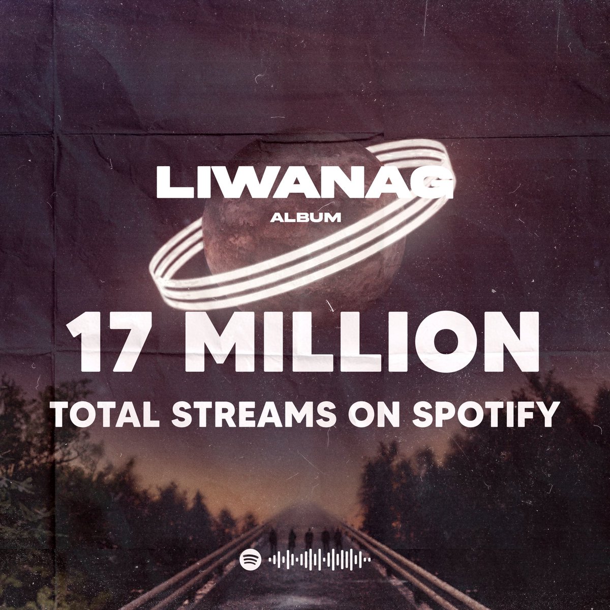 TheJuans_BAND's tweet photo. 17M THANKS! “LIWANAG” now at 17 MILLION streams on spotify! 😱
We can’t wait to perform the tracks from the album LIVE for the first time at the BIG DOME!

Kita Kits!
🎫 https://t.co/pntohXmDne https://t.co/DX9WXgHoqM