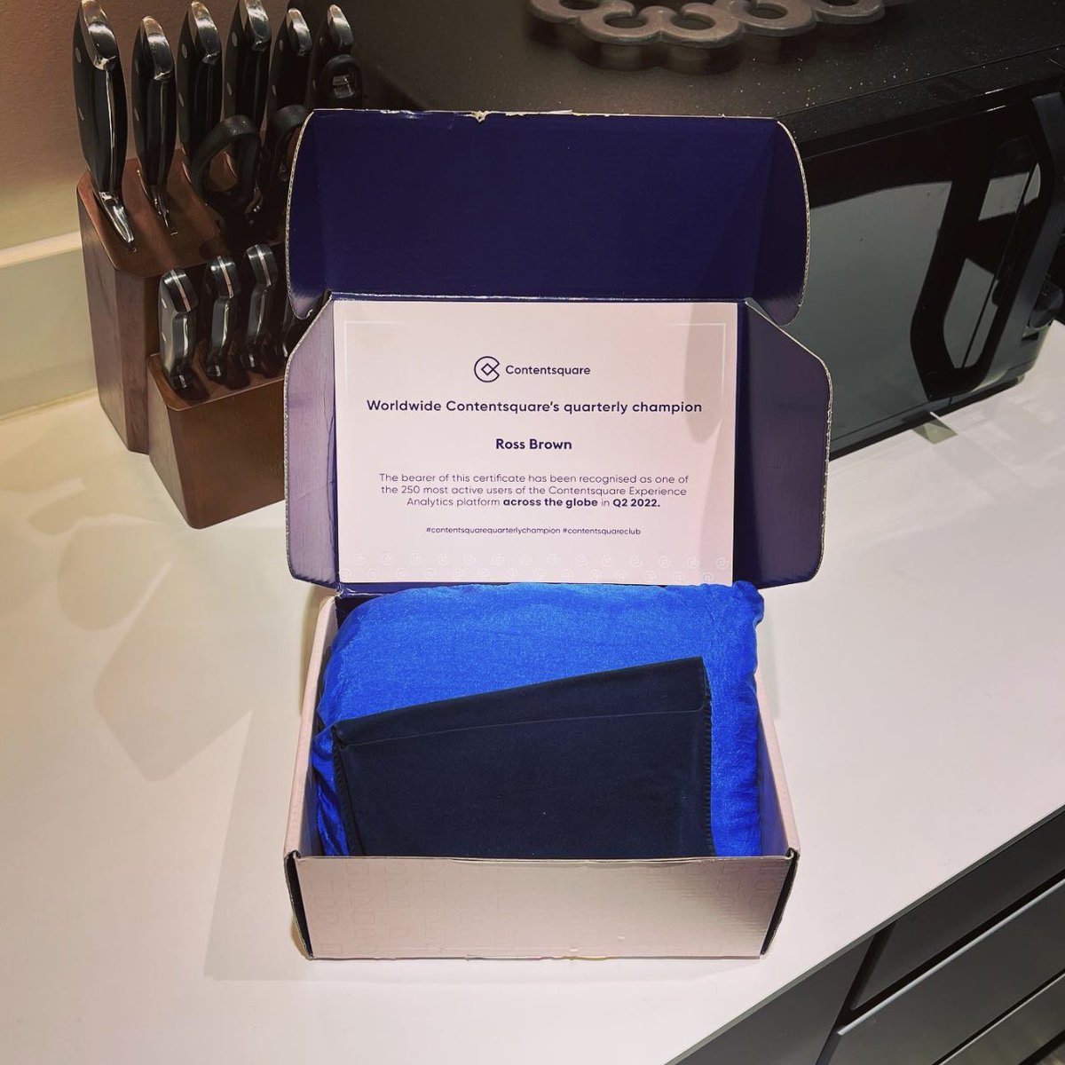 rbimdesign's tweet photo. 4th @Contentsquare Quarterly Champion gift!  1st since joining @EntertainerToys.  Can’t emphasise enough how good the tool is.

#contentsquarequarterlychampion #contentsquareclub #ux
#ui #webdesign #ecommerce #retail https://t.co/CpsfUoXsBV