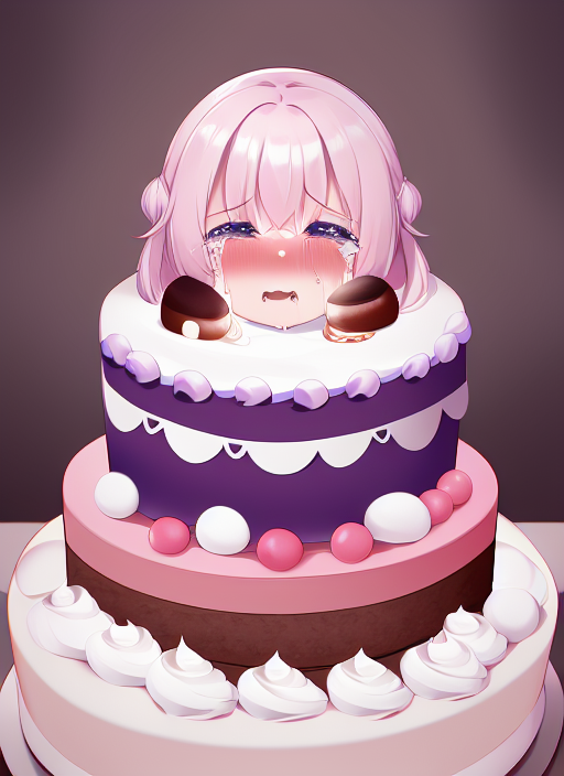 閲覧注意 イラスト生成aiが新たな特殊性癖を開拓してしまう 女の子 ケーキ 泣いてる Togetter