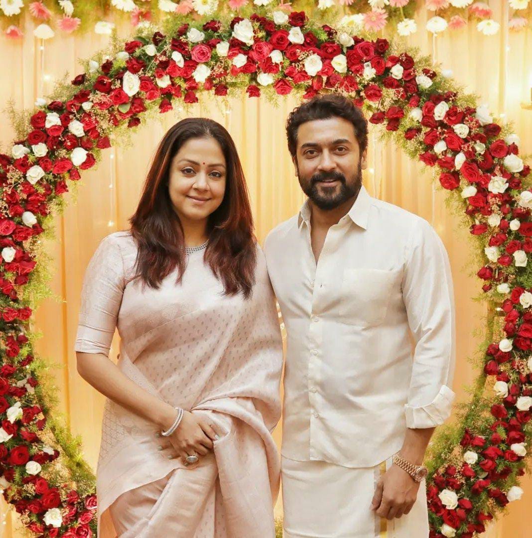 HBDJyotika Happy Birthday to one of our finest actresses \u0026 a wonderful  human being #Jyotika mam. Wishing her a fabulous year ahead 💐💐💐, image size:1068x1080