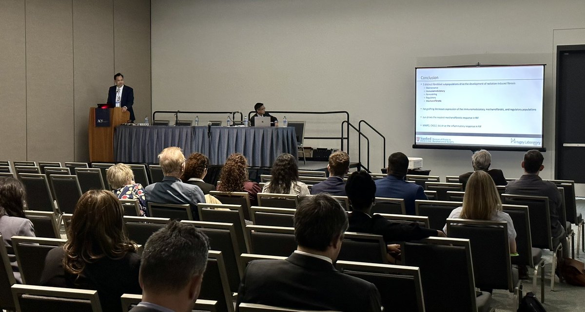 The force is strong with <a href="/stanfordplastic/">Stanford Plastic Surgery</a>: SIX presentations in one session and moderated by Dr. Wan! <a href="/longakerlab/">Longaker Lab</a> <a href="/ruthtevlin/">Ruth Tevlin</a> #ACSCC22