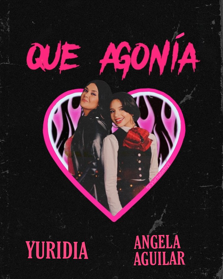 yuritababy's tweet photo. ☆ QUE AGONÍA ☆
¡¡disponible este 20 de octubre!! #PaLuegoEsTarde #Yuridia #AngelaAguilar #QueAgonía https://t.co/ycWn866GxB