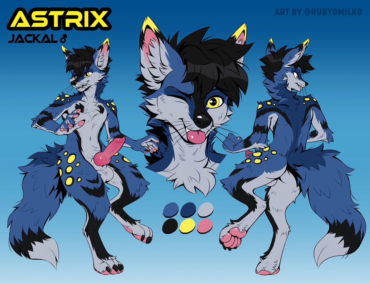 Ruby0Milk0's tweet photo. Jackal ref sheet commissioned by @Jcst622 https://t.co/OfTRAoxI1I