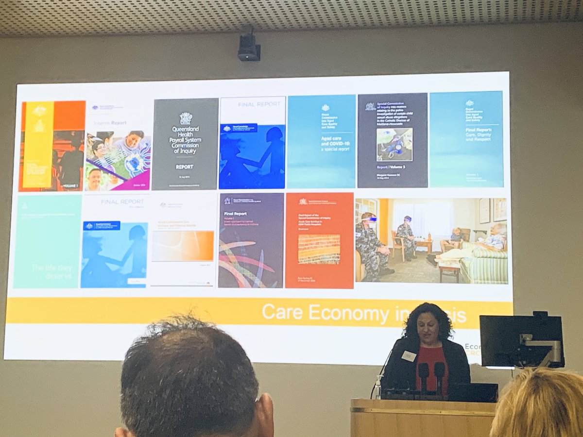 marioneckert5's tweet photo. ⁦Building a strategy focused on care delivery, workforce and technology through the Care Economy. Time to tackle what’s important our largest growing employment growth by industry - health workforce ⁦@rbrc @unisaresearch⁩ #becauseWeCare https://t.co/9DjJeCbV9n