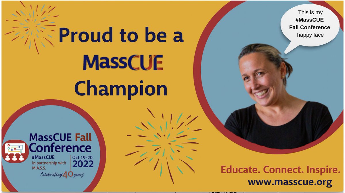 It's here! This is the week! #MassCUE Fall Conference at #Gillette Let's go!!! #MassCUEChampion #edtech #pln #digitallearning