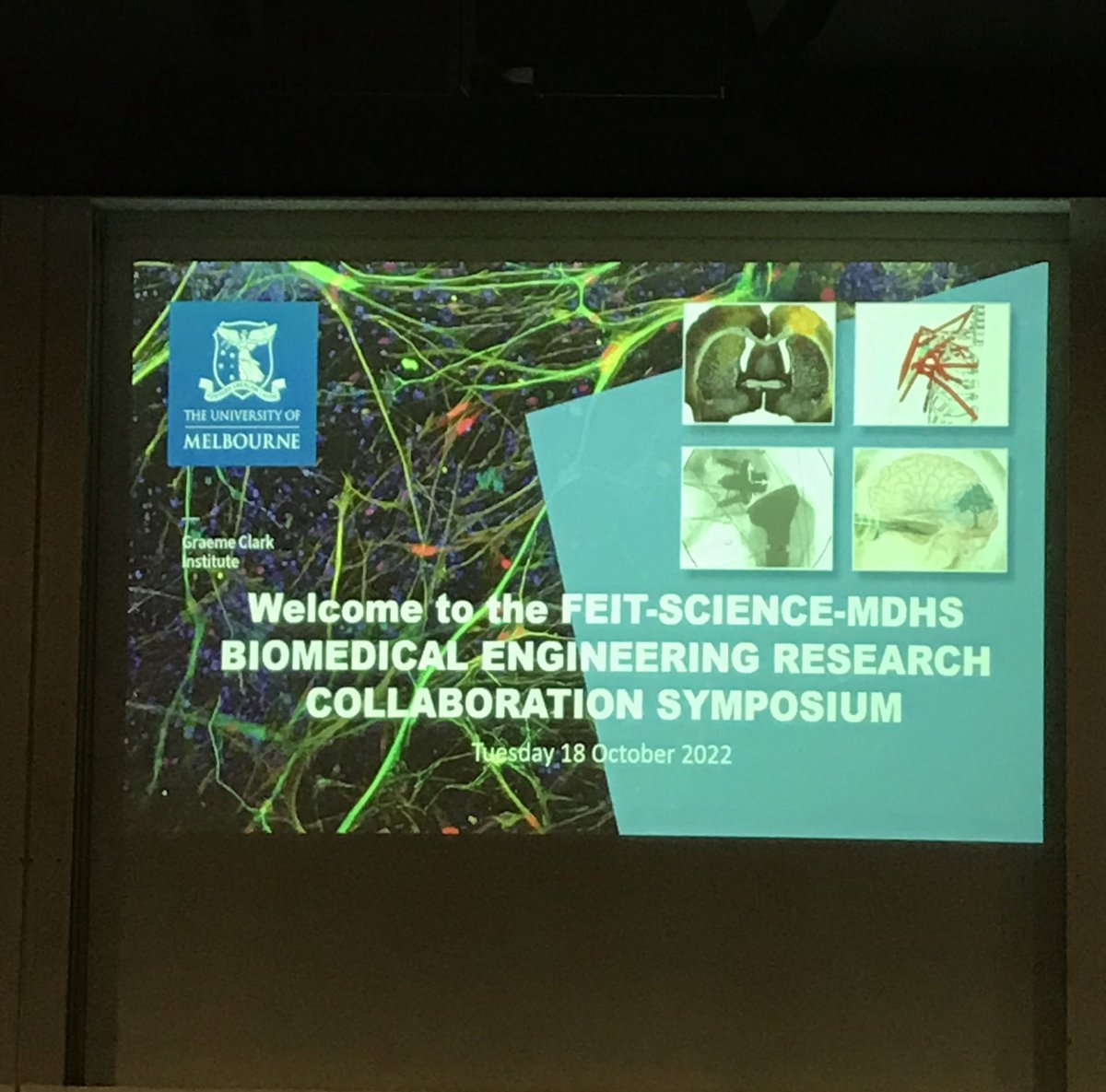 @GCI_Research bringing a great collaborative symposium today 👩🏻‍🔬🧬🧪🧫👩🏻‍💻@UnimelbBME #biomedical #science #medice