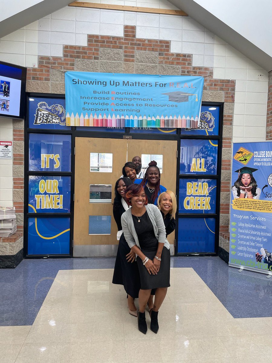 thesskey's tweet photo. Chemistry is important and we have a good one. As our principal @PrincipalFelipe would sayโฆthis is US! ๐ช๐พ #AllBearCreek #ThinkPinkWeek #AdminTeam #WeSupportOurPrincipal @BearCreekMS @DrAlexanderAP @APBrinkleyS @thesskey Ms.Hines & Mrs. Upshaw https://t.co/llgf1M9hIl