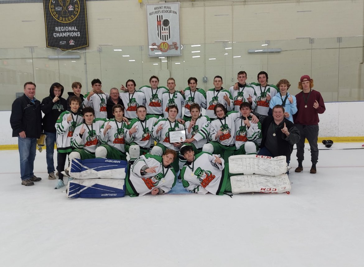 ODHockey's tweet photo. PATRIOTS WIN OKTOBERFEST!!!!! Thanks to all the fans that came to support. #bleedgreen #PATS https://t.co/KFlNe59ySM