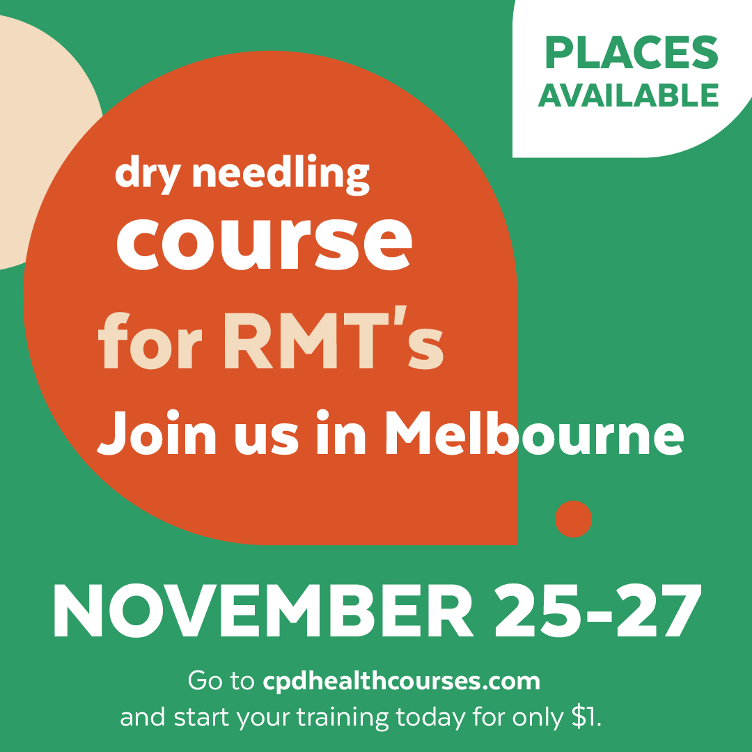 CPDHealthCourse's tweet image. Want to learn how to help your patients using dry needling? Start today for only $1 and get immediate access to our evidenced based online theory, then join us at a practical course date that suits you. cpdhealthcourses.com.