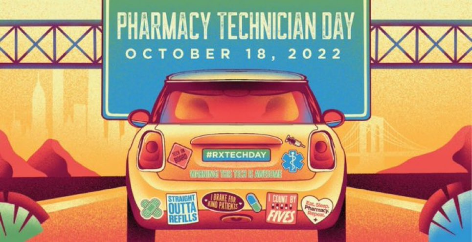 Happy Pharmacy Technician Day!!! To all the wonderful pharmacy technicians on your day - Be proud of the amazing job you do! You make a difference every day! #RxTechDay