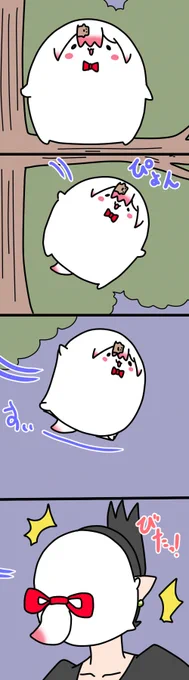 むささびもち
1082話
#しいなーと
#おもちぃな 
#お花畑青空大写生大会 