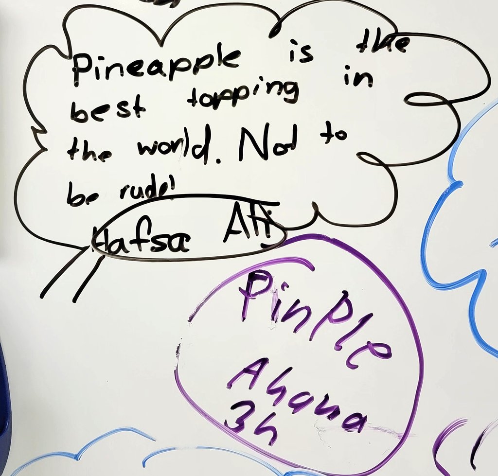 luv2teachtech's tweet photo. Today's #thinkwriteboard! Who doesn't love pizza? Did you know in 2021 pizza sales were $46.24 billion in the US!?! Toppings matter! π π« π§ π π @KendallPatriots https://t.co/RiyocW0Pox