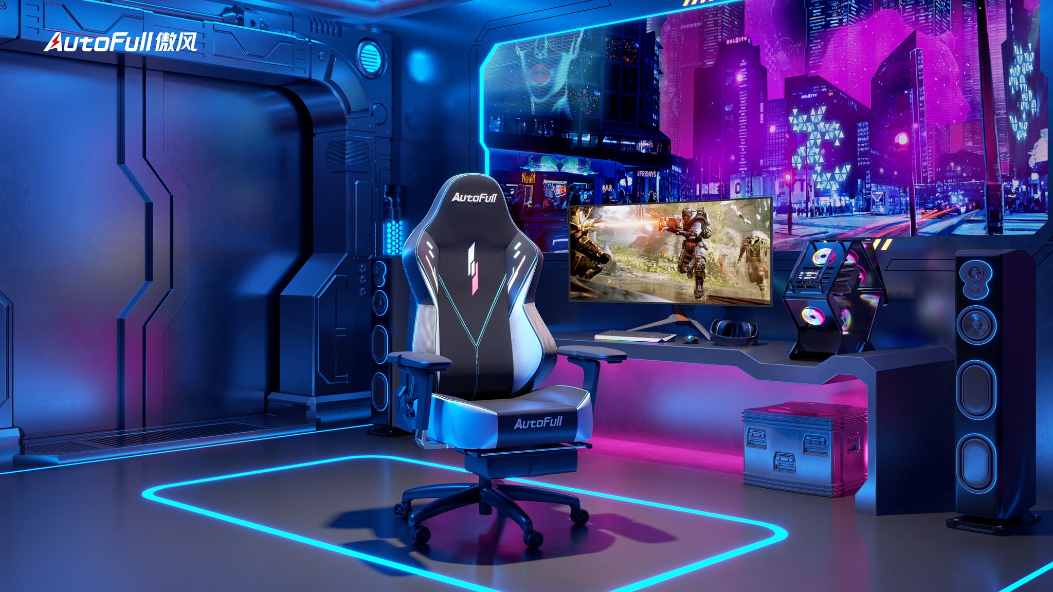 AutoFull Gaming Chair on Twitter: ""It has some really cool features ...
