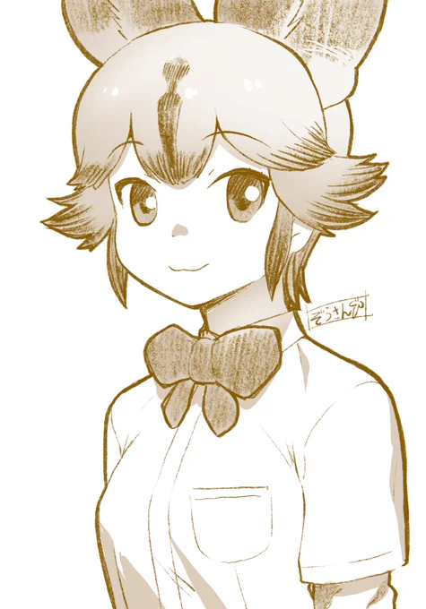 #けものフレンズリカオンちゃんらくがき 