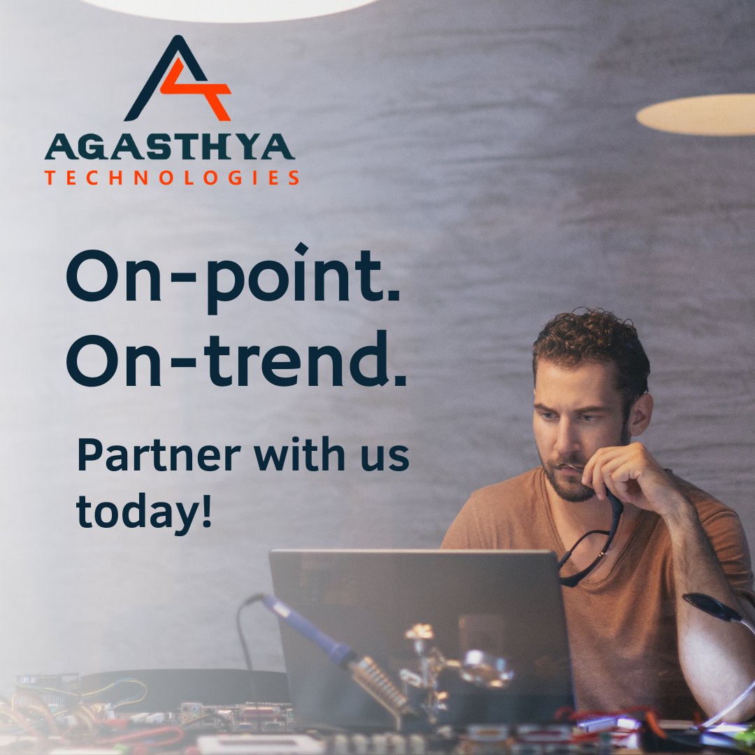 AgasthyaTech's tweet image. Partner with us!

#agasthyatechnologies #agasthyatech #technology #tech #programming #software #artificialintelligence #marketing #science #research #innovation #buildingthefuture #testautomation #automationengineer #qualityassurance