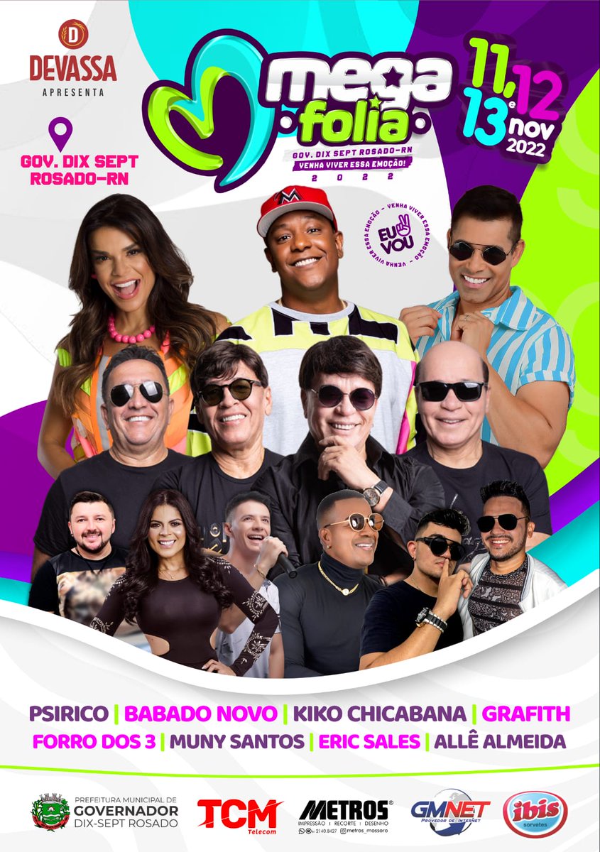 Padua_JR's tweet photo. Mega Folia 2022.
#megafolia #micareta #carnval #chicabana #psirico #babadonovo #grafith #bandagrafith https://t.co/Jje7U3QELI