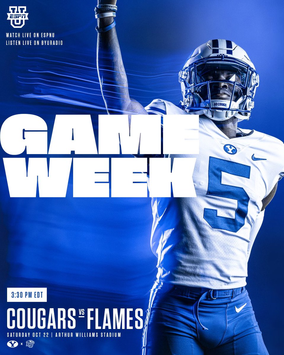 GAME WEEK. for more info 👉 byucougars.com/story/football…