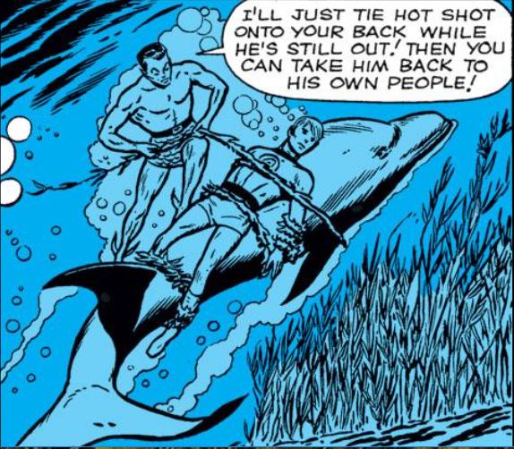 MarvelMishaps's tweet photo. Sadly, Namor forgot humans need to breathe.

#StrangeTales 107
#HumanTorch
04/1963 https://t.co/QpyOQMRFLN