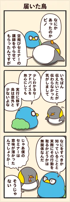 届いた鳥 