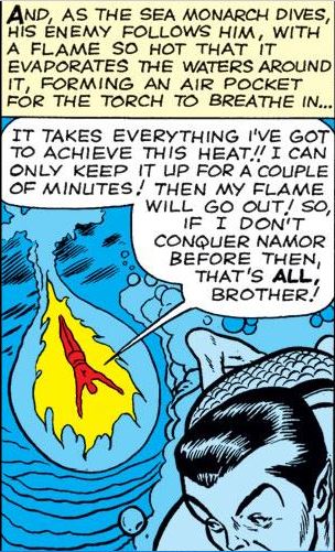 MarvelMishaps's tweet photo. That’s not how fire or oxygen works.

#StrangeTales 107
#HumanTorch
04/1963 https://t.co/NZCZN7lo0J