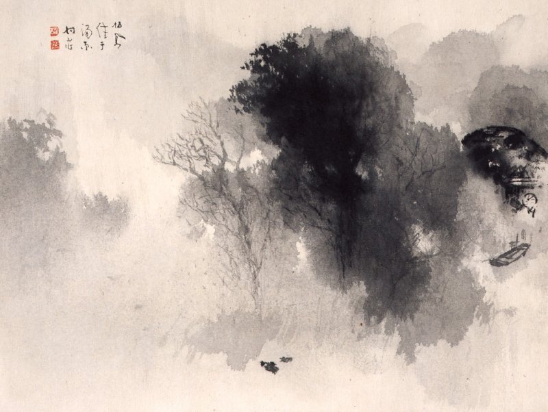 水上旬作品 風塵抄 「 踔厲風発 」（たくれいふうはつ）1997年晩秋 風