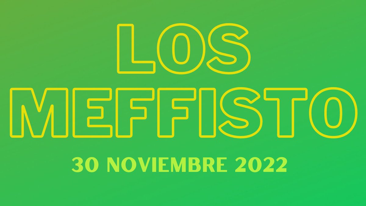 Los Meffisto tweet media