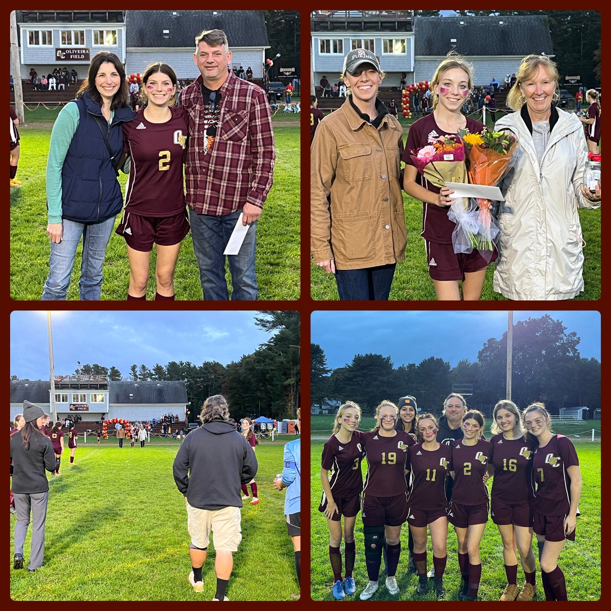 AthleticCougars's tweet photo. Another memorable night for our Cougars!! Great fans for a great game. Special thanks to our wonderful seniors for their commitment and dedication!! @OldColonyRVTHS https://t.co/ha37Gt0t1v