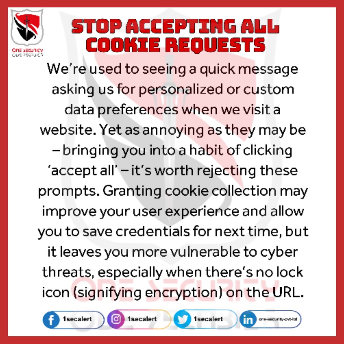 1secalert's tweet photo. #Security tip of the day

#cybersecurity #Pakistan #onesecurity https://t.co/YT2nhkwWVW