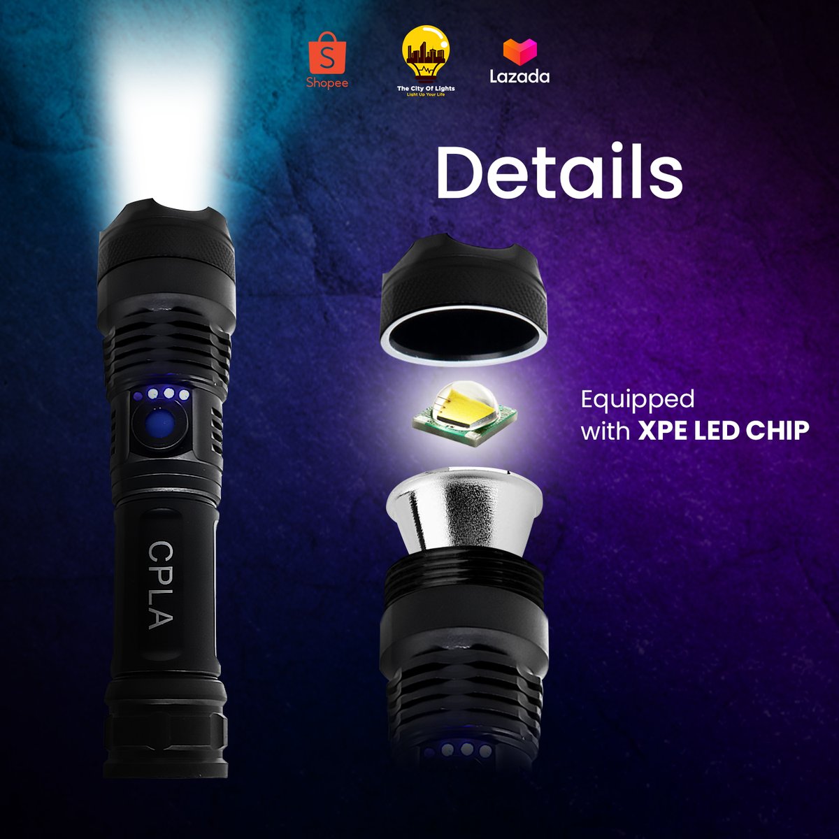 tcls_ph's tweet image. You don't need to remove the battery ever again! This led flashlight features a built-in charging port so you can recharge the battery.🔦

Buy Now!🛒
Shopee 🔗 tinyurl.com/496x5b4s
Lazada 🔗 tinyurl.com/527hxj4f

#TheCityofLightsPH #RechargeableFlashlight #Discounted