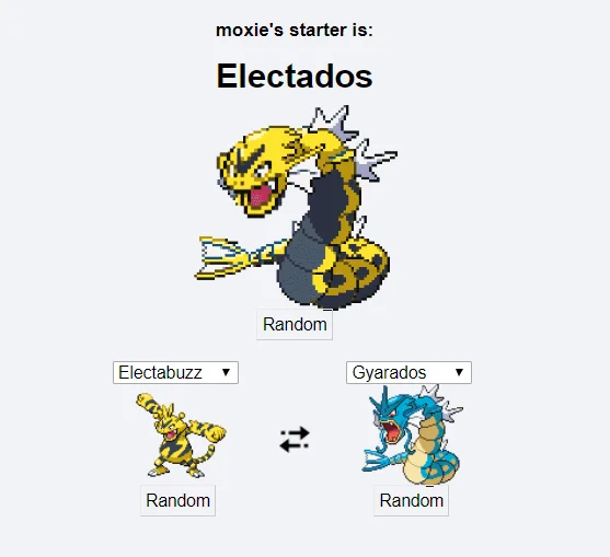 Throwback to that 2019 trend where you typed your name into a fusion generator and it makes you a fused Pokemon, what did you guys get? 