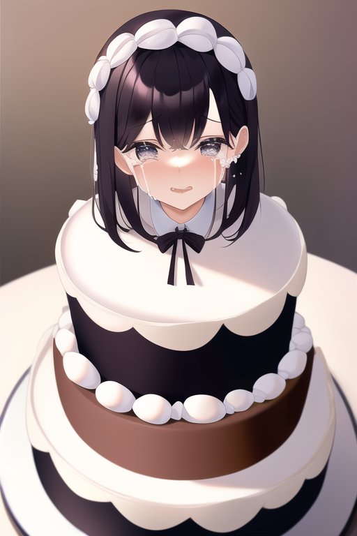 閲覧注意 イラスト生成aiが新たな特殊性癖を開拓してしまう 女の子 ケーキ 泣いてる Togetter