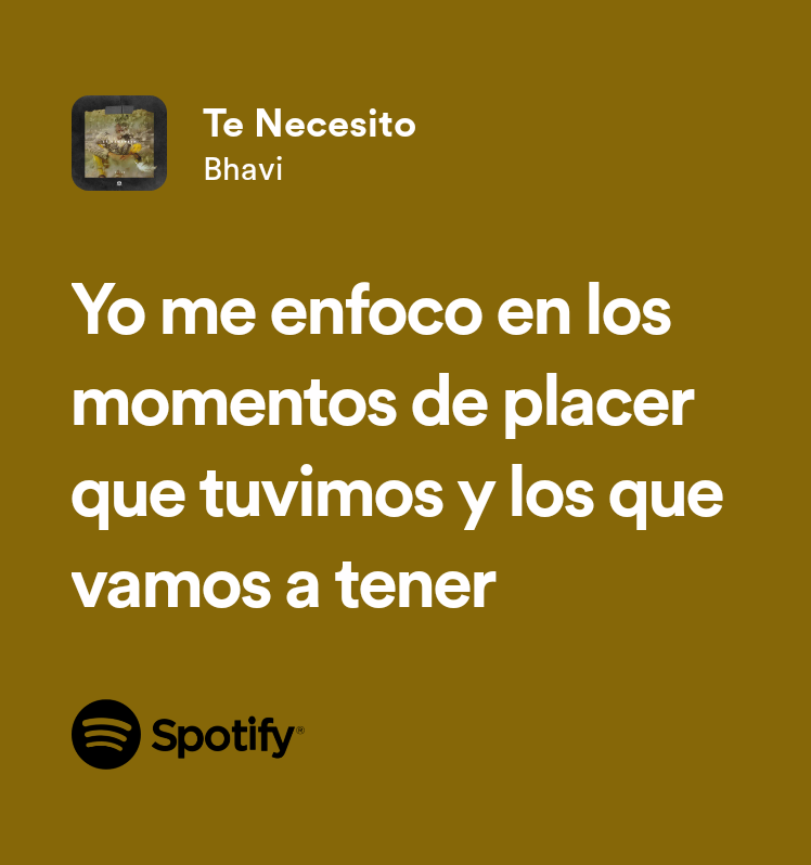 Te Necesito / Bhavi ⭐