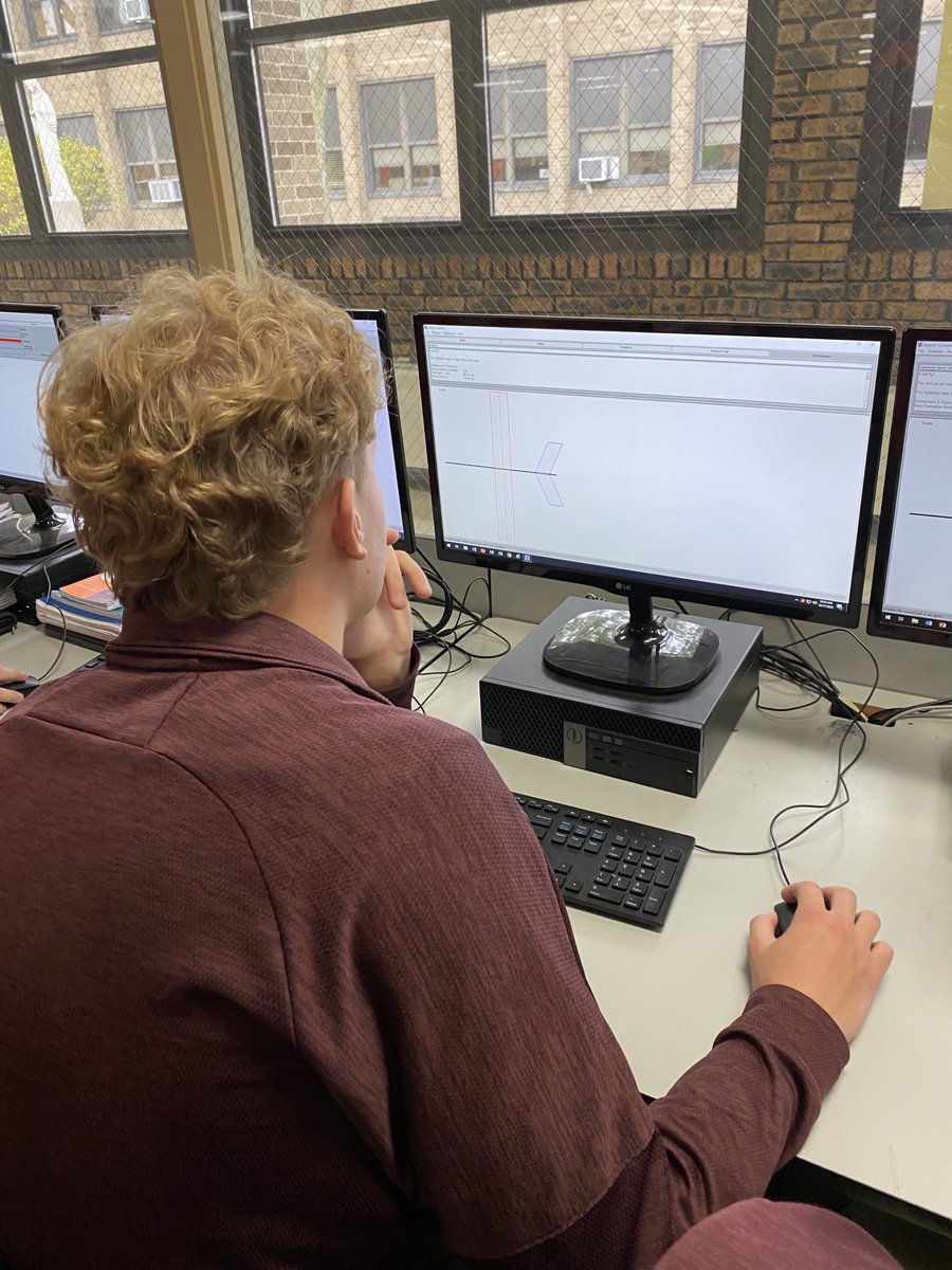 bcoughlan2's tweet photo. Busy budding Aerospace engineers in Mr C”s PLTW class have begun the process of designing their own balsa gliders #PLTWAE #BeExceptional #SoaringSaders https://t.co/kRulQyNCmq