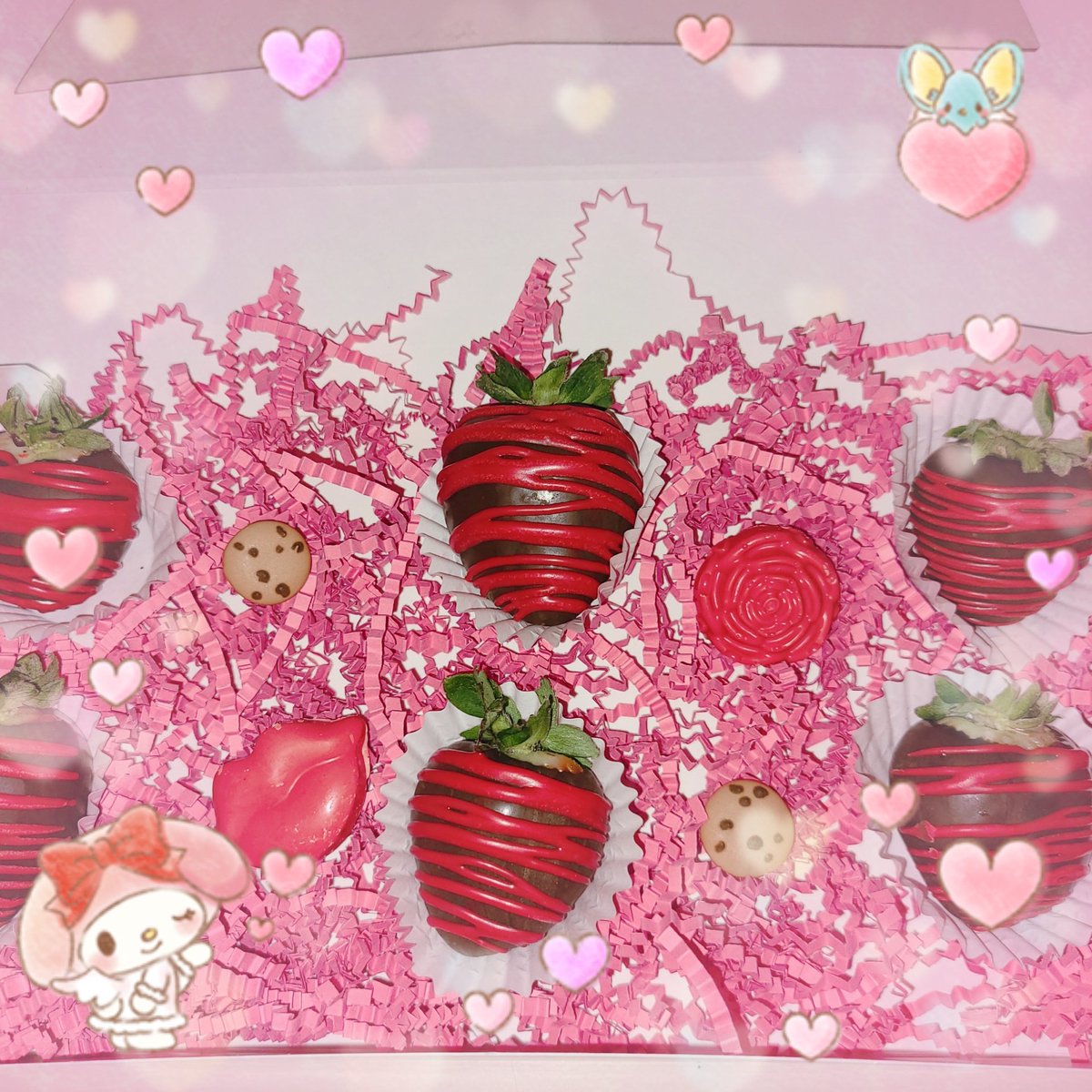 NinasNumNums's tweet photo. ˚ʚ valentines day themed cake bites and strawberries ɞ˚
~°♡°~
˚ʚ🌸ɞ˚ : made by me
( \ / )
(„• ֊ •„)・・‿︵‿୨ tags ୧‿︵‿
#hellokitty #strawberries #strawberry #chocolate #chocolatedippedstrawberries #baking #bakingcore #cute #kawaii #kawaiiaesthetic #sanrio #red https://t.co/Xh2bAZOKRQ