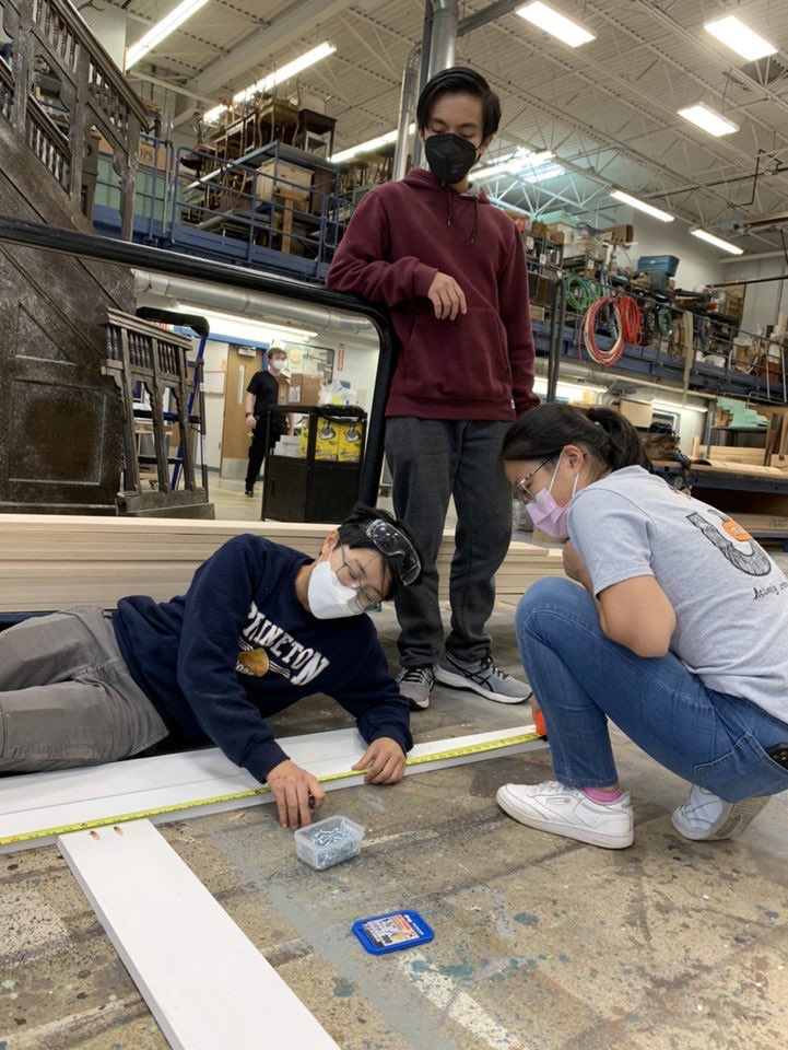 TriangleClub's tweet photo. We build more than campfires at Camp Backwash! TriTech is hard at work making some incredible sets for Campelot! Make sure to see them Nov. 4-6 — link in bio https://t.co/gkmYBaEFev
