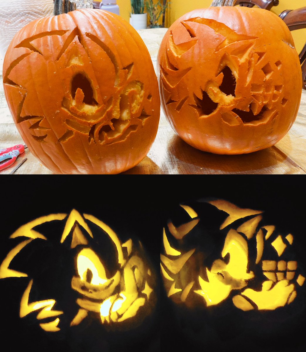 Vsilver silverlinedcoat 155 Twoucan shadow-the-hedgehog-pumpkin-by-lordgreggreg-on-deviantart