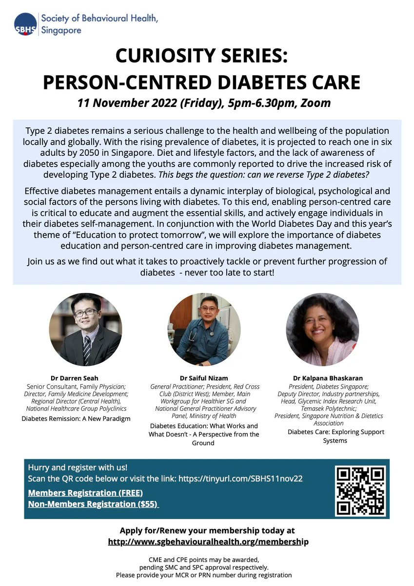 Society of Behavioural Health, Singapore tweet media