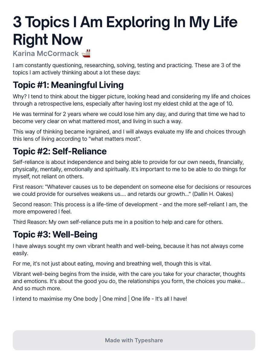karina_koa's tweet photo. 3 topics constantly on my mind.

It would be great to connect with other people who are interested in these same topics—so if any resonate, feel free to reach out!

#daytwo #topicsthatmatter https://t.co/zy4XGj1PpN