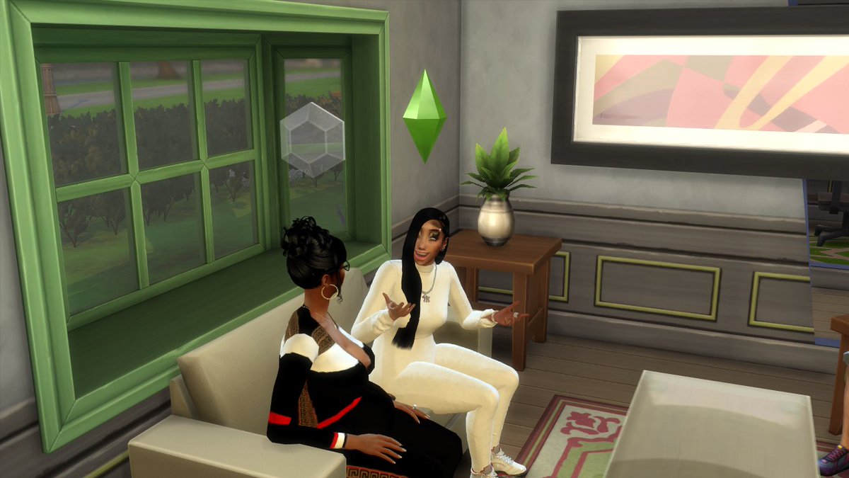 PrettyReaper93's tweet photo. Ashlynn's mom came to see her! She really misses her parents and is considering moving back home to purchase her own home and attend uni from home! #TheSims4 #ModTheSims4 #CC #UrbanSims https://t.co/sHinOQhx7C