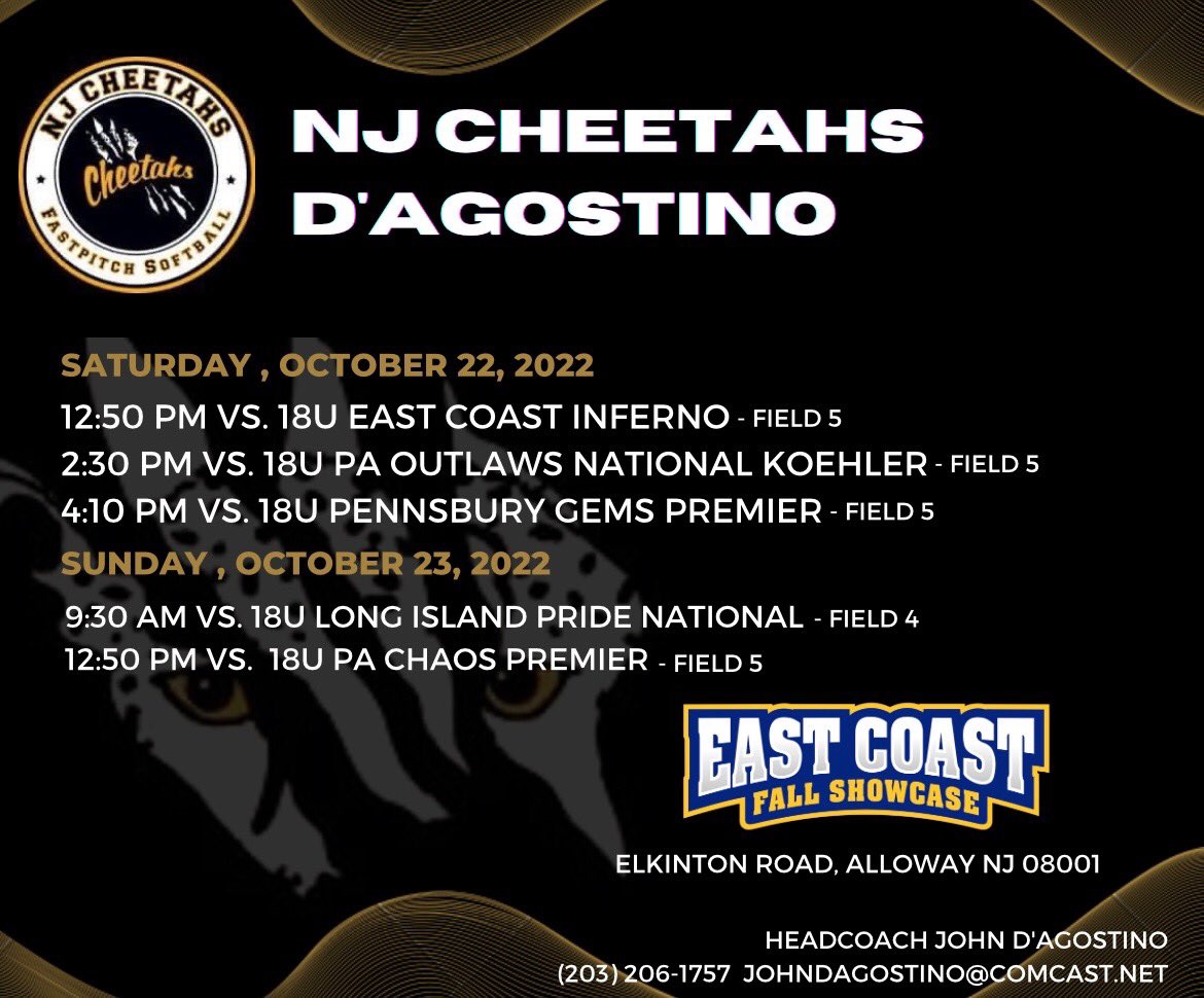 NJ Cheetahs D’Agostino tweet media
