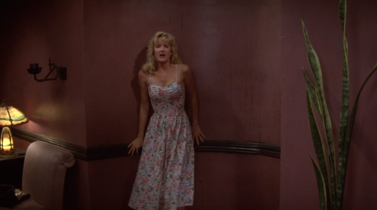 choppingwoodpod's tweet photo. David Lynch directing Laura Dern https://t.co/u5LvthiOau