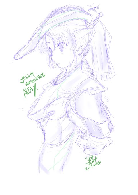 #これを見た人は真横の画像を貼れ 
ごめ、ちょいななめ
#鉄道擬人化 